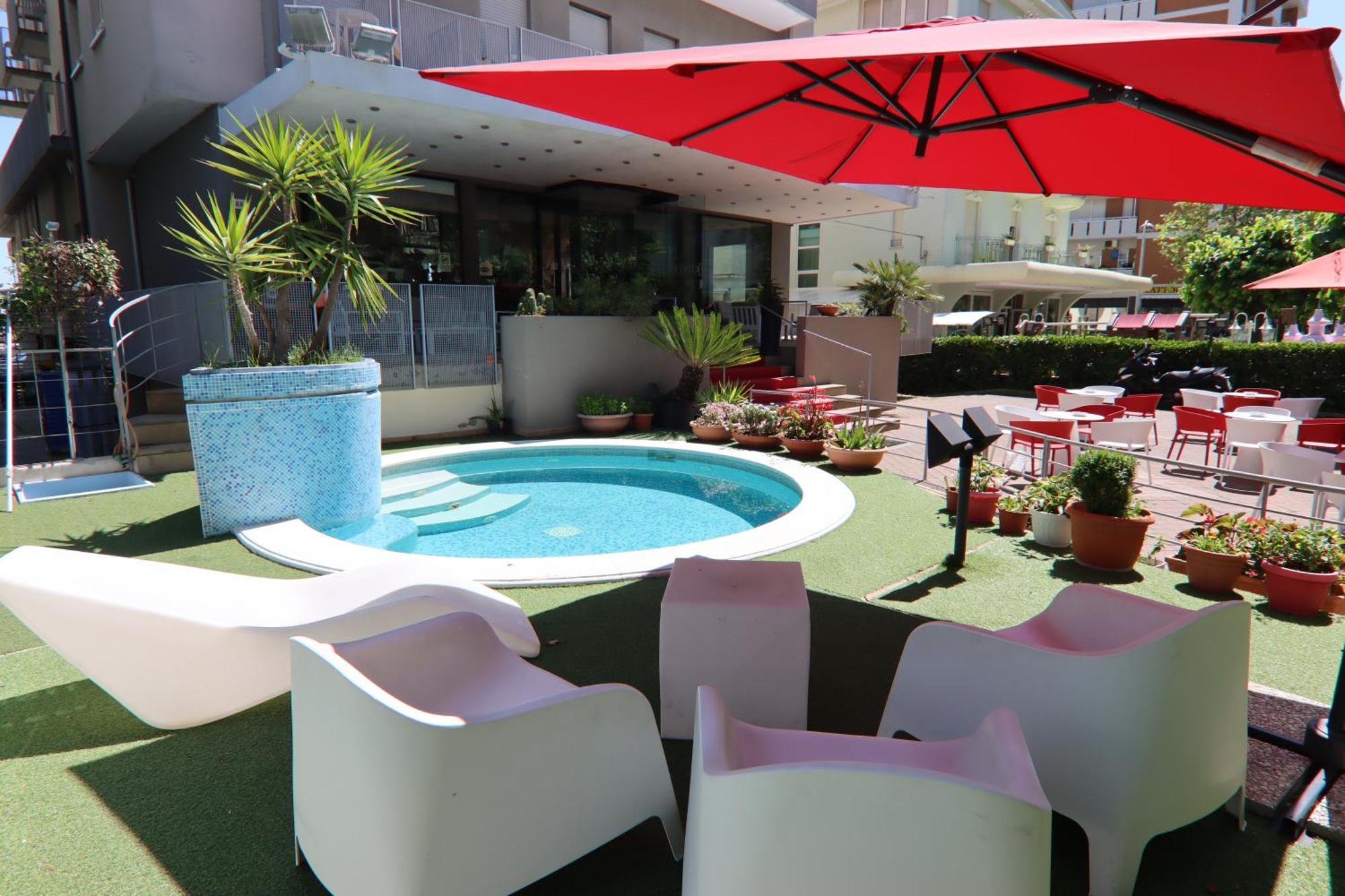 Hotel Derby Rimini Esterno foto