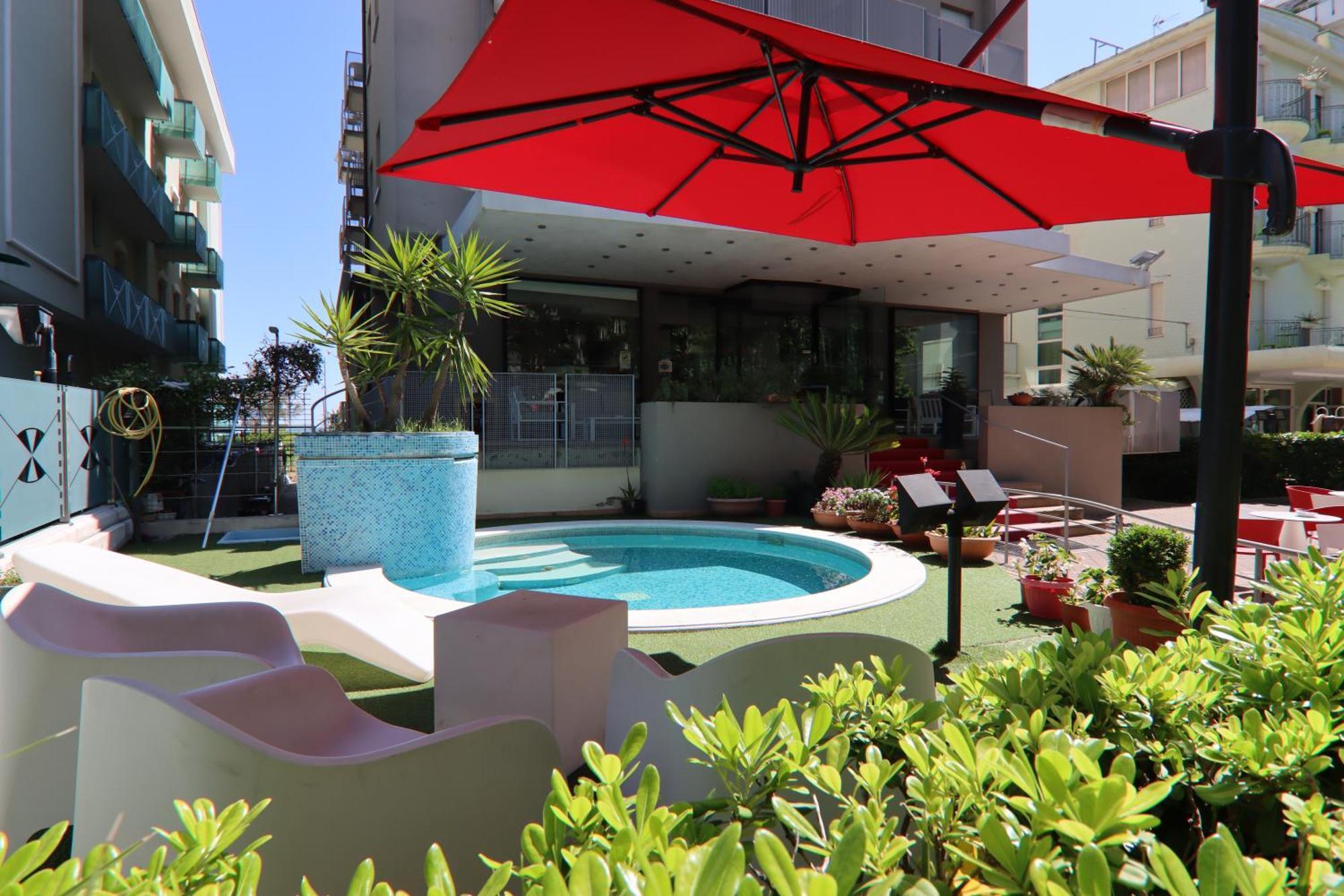 Hotel Derby Rimini Esterno foto